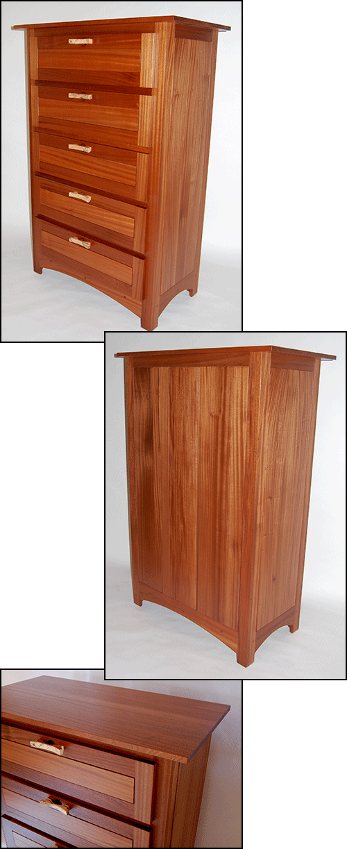 Sapele Mahogany Chest