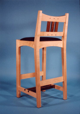 craftsman bar stool, maple