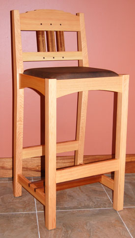 Mesa Top Bar Stool, Douglas Fir