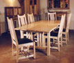 Details on the Contemporary Craftsman Dining Set