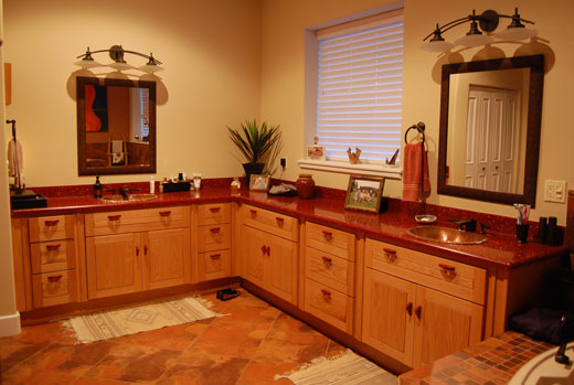 Oak Vanity